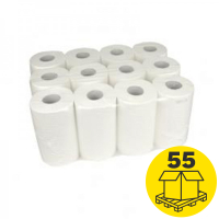 Palletvoordeel: Poetspapier 2-laags | 660 rollen | 123schoon huismerk | Geschikt voor Tork M1 dispenser SDR02056