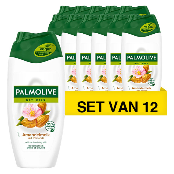 Palmolive Aanbieding: 12x Palmolive douchegel Almond & Milk (250 ml)  SPA04087 - 1