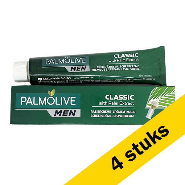 Palmolive Aanbieding: 4x Palmolive for men Classic scheercrème (100 ml)  SPA04085 - 1