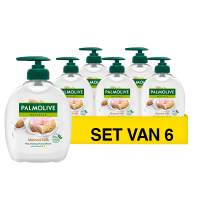 Aanbieding: 6x Palmolive crème zeep Amandel met pomp (300 ml) SPA04058