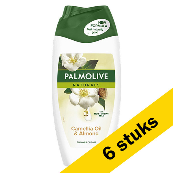 Palmolive Aanbieding: 6x Palmolive douchegel Naturals Camellia Oil & Almond (250 ml)  SPA04083 - 1