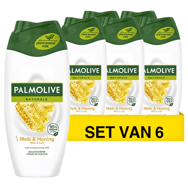 Palmolive Aanbieding: 6x Palmolive douchegel Naturals Melk & Honing (250 ml)  SPA04063 - 1