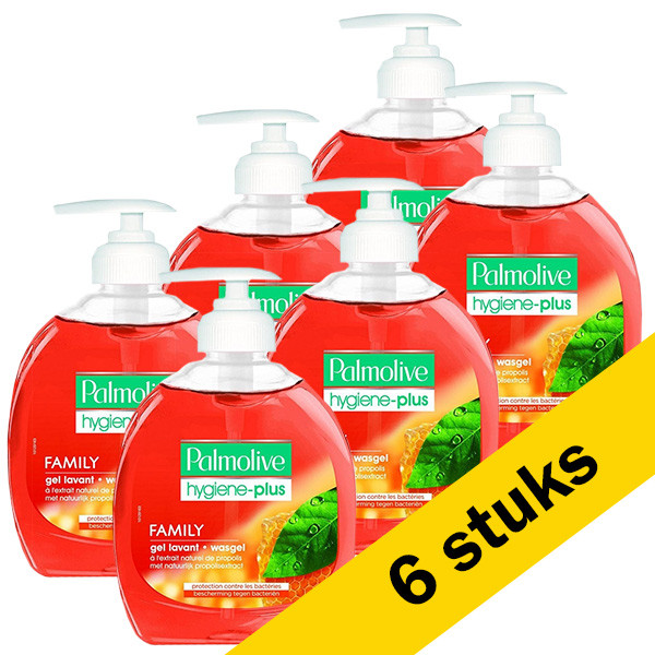 Palmolive Aanbieding: 6x Palmolive vloeibare zeep Family Hygiëne Plus (300 ml)  SPA00262 - 1