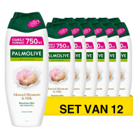 Palmolive Aanbieding: Palmolive Naturals Amandel Douchecrème (12 stuks - 750 ml)  SPA04187