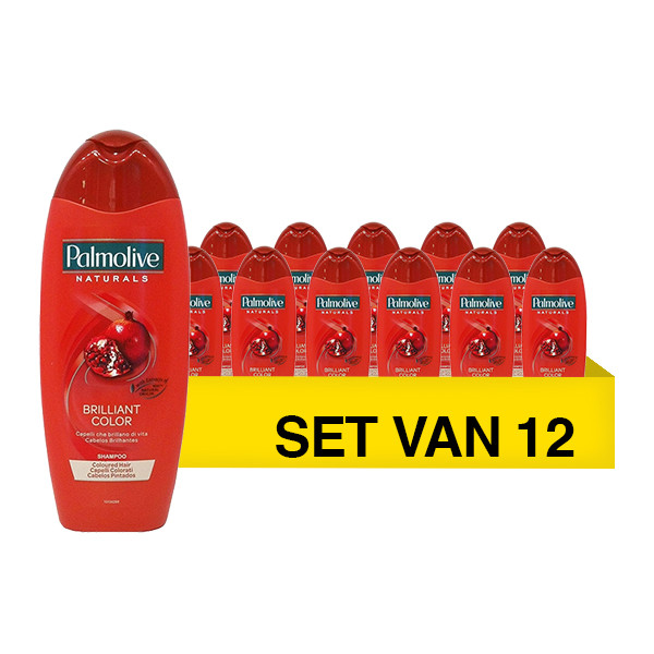 Aanbieding: Palmolive Shampoo Brilliant Color (12 stuks - 350 ml) SPA04072 - 1