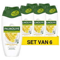 Aanbieding: Palmolive douchegel Naturals Melk & Honing (6 stuks - 250 ml) SPA04063