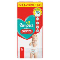 Pampers Aanbieding: Pampers Baby-Dry luierbroekjes maat 5 (108 luiers)  SPA04107