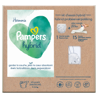 Pampers Harmonie Hybrid wasbare luiers 3-16 kg (1 wasbare luier + 15 toplagen)  SPA04114
