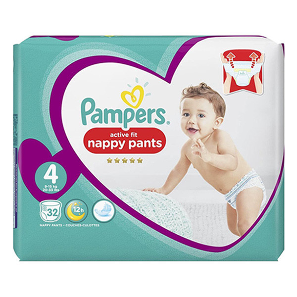 Pampers Premium Protection Pants maat 4 (32 luiers)  SPA04090 - 1