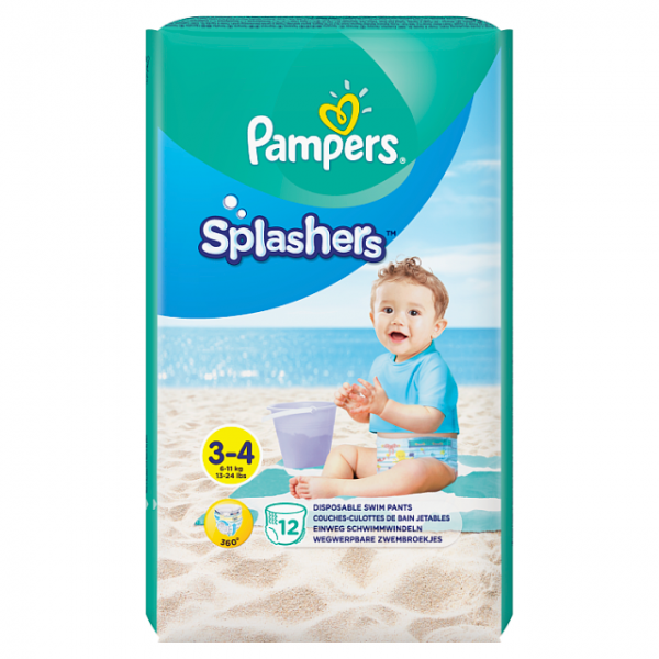 Pampers Splashers zwemluiers maat 3 (12 luiers)  SPA00163 - 1