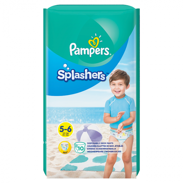 Pampers Splashers zwemluiers maat 5/6 (10 luiers)  SPA00165 - 1