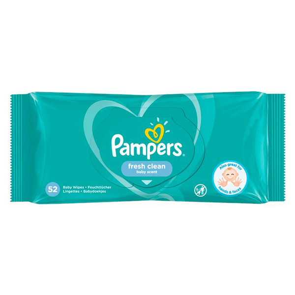 dosis Vooraf metgezel Pampers billendoekjes Fresh Clean (52 stuks) Pampers 123schoon.nl