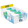 Pampers billendoekjes Harmonie Aqua | 432 doekjes | 0% plastic | 99% water (9x 48 stuks)  SPA04046 - 1