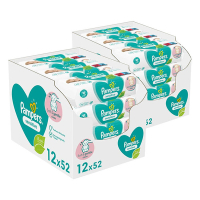 Pampers billendoekjes Sensitive | 1248 doekjes (24x 52 stuks)  SPA04053
