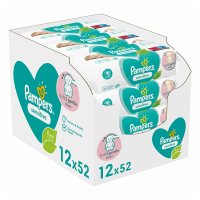 Pampers billendoekjes Sensitive | 624 doekjes (12x 52 stuks)  SPA00191
