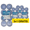 Aanbieding: Pan Aroma Fluffy Towels Waxinelichtjes 16 stuks (3+1 gratis) SPA04309 - 1