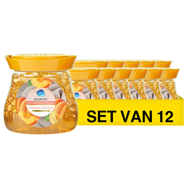 Aanbieding: Pan Aroma Gel Geurparels Cashmere & Abrikoos (12 stuks à 280 gram) SPA04237 - 1