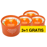 Aanbieding: Pan Aroma Geurkaars Bergamot & Mandarin 85 g (3+1 gratis) SPA04321