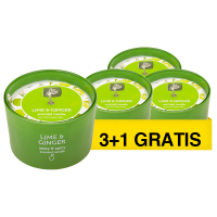 Aanbieding: Pan Aroma Geurkaars Lime & Ginger 85 g (3+1 gratis) SPA04333