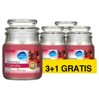 Aanbieding: Pan Aroma Geurkaars Met Deksel Juicy Berries 215 g (3+1 gratis) SPA04291