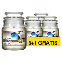 Aanbieding: Pan Aroma Geurkaars Met Deksel Vanilla Bean  215 g (3+1 gratis) SPA04289