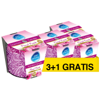 Aanbieding: Pan Aroma Geurkaars Met Opdruk Floral Fresh  250 g (3+1 gratis) SPA04275