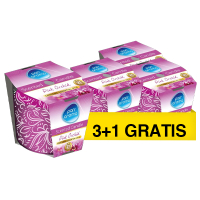 Aanbieding: Pan Aroma Geurkaars Met Opdruk Pink Orchid 250 g (3+1 gratis) SPA04377