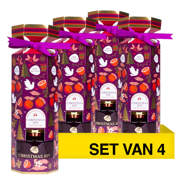 Aanbieding: Pan Aroma Geurstokjes Christmas Joy (4 stuks à 100 ml) SPA04468 - 1