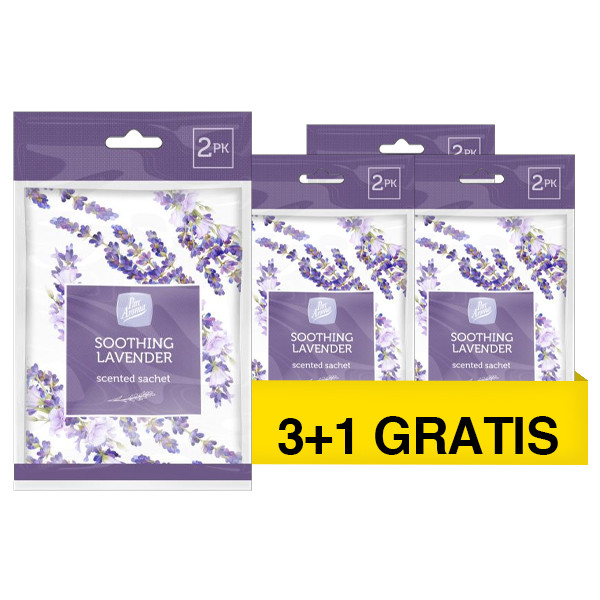 Aanbieding: Pan Aroma Geurzakjes Lavender 2 stuks (3+1 gratis) SPA04341 - 1