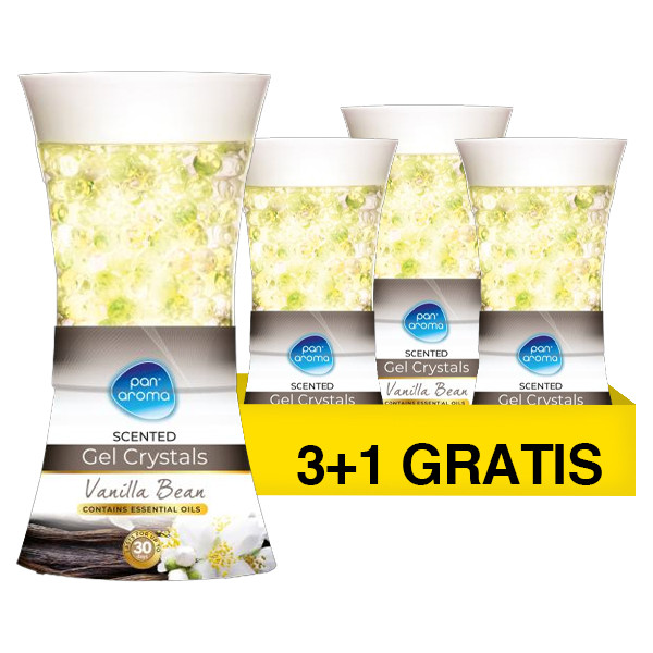 Aanbieding: Pan Aroma Lava Gelkristallen Vanilla Bean (4 stuks à 150 ml) SPA04423 - 1