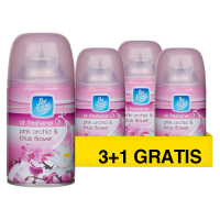 Aanbieding: Pan Aroma Luchtverfrisser Pink Orchid & Lotus Flower Navulling (4 stuks à 250 ml) SPA04409