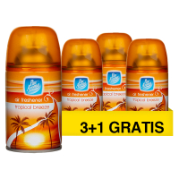 Aanbieding: Pan Aroma Luchtverfrisser Tropical Breeze Navulling (4 stuks à 250 ml) SPA04413