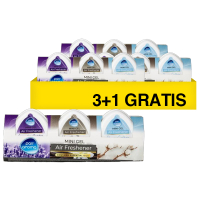 Aanbieding: Pan Aroma Luchtverfrisserset Mini Gel Lavender | Vanilla Bean | Cotton (3+1 gratis) SPA04415