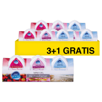 Aanbieding: Pan Aroma Mini Gel Luchtverfrisserset Juicy Berries | Floral Fresh | Sea Breeze (4 verpakkingen à 3 stuks) SPA04357
