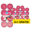 Aanbieding: Pan Aroma Waxinelichtjes Wild Berries 16 stuks (3+1 gratis) SPA04315 - 1