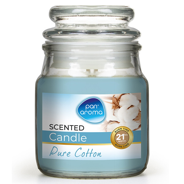 Pan Aroma Geurkaars Met Deksel Pure Cotton (215 g) SPA04286 - 1