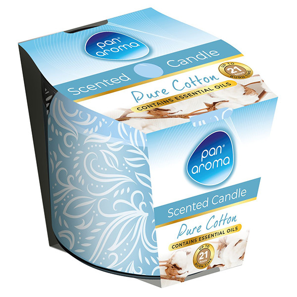 Pan Aroma Geurkaars Met Opdruk Pure Cotton (250 g) SPA04272 - 1