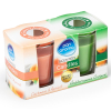 Pan Aroma Geurkaarsenset Cashmere & Apricot en Mediterranean ( 2 stuks)