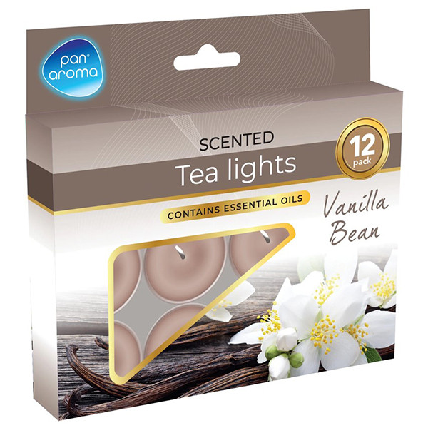 Pan Aroma Vanilla Bean Waxinelichtjes (12 stuks) SPA04352 - 1