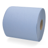 Papieren handdoekrollen 1-laags | 6 x 300m | Blauw | 123schoon huismerk | Geschikt voor Tork M2 dispenser SDR02028 - 2