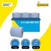 Papieren handdoekrollen 1-laags | 6 x 300m | Blauw | 123schoon huismerk | Geschikt voor Tork M2 dispenser SDR02028 - 3