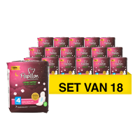 Papillon Aanbieding: Papillon Maandverband Extra Nacht Maxi Met Vleugeltjes Maat 4 (18 verpakkingen - 126 stuks)  SPA04197