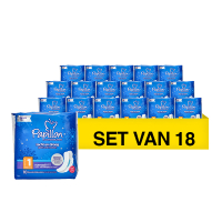 Papillon Aanbieding: Papillon Maandverband Normaal Maxi Met Vleugeltjes Maat 1 (18 verpakkingen - 180 stuks)  SPA04201