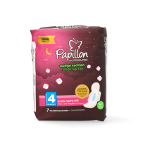 Papillon Maandverband Extra Nacht Maxi Met Vleugeltjes Maat 4 (7 stuks)  SPA04196