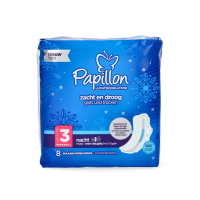 Papillon Maandverband Nacht Maxi Met Vleugeltjes Maat 3 (8 stuks)  SPA04202