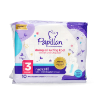 Papillon Maandverband Nacht Ultra Met Vleugeltjes Maat 3 (10 stuks)  SPA04208