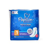 Papillon Maandverband Normaal Maxi Met Vleugeltjes Maat 1 (10 stuks)  SPA04200