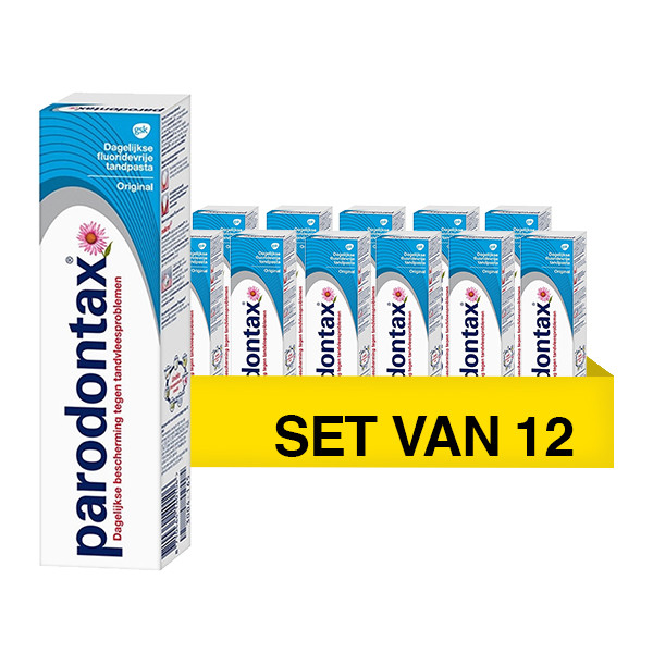 Parodontax Aanbieding: 12x Parodontax Original (fluoridevrij) tandpasta (75 ml)  SPA04080 - 1