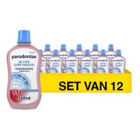 Parodontax Aanbieding: Parodontax Extra Fresh Mint mondwater (12 stuks à 500 ml)  SPA04219