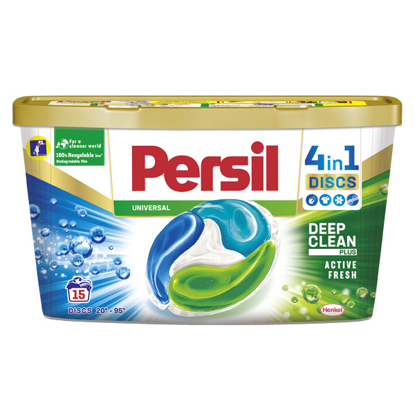Persil 4in1 Discs wascapsules Universal Deep Clean - Active Fresh (15 wasbeurten)  SPE00044 - 1